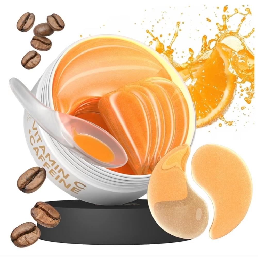 Vitamin C & Caffeine Under Eye Patches (30 Pairs)
